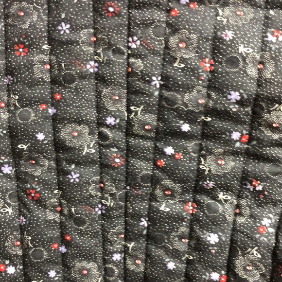 Women’s Vintage Cleveland Street jacket. Black with floral pattern. Small - Picture 3 of 5